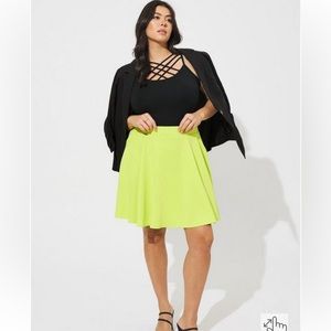 Torrid Mini Scuba Skater Skirt 3x